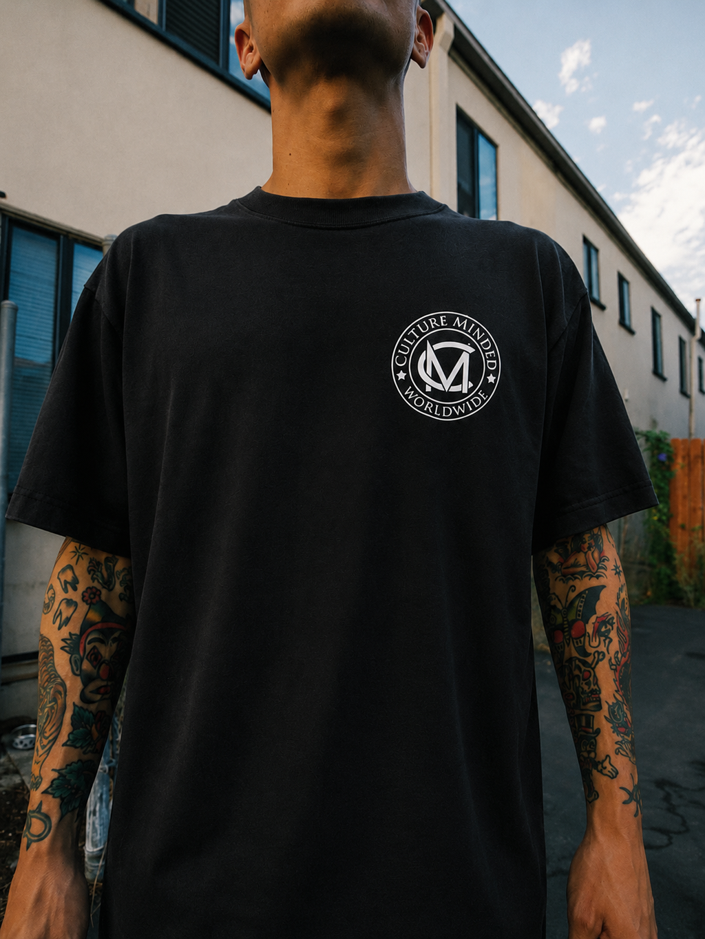 Culture Minded Worldwide Logo Oversized Tee