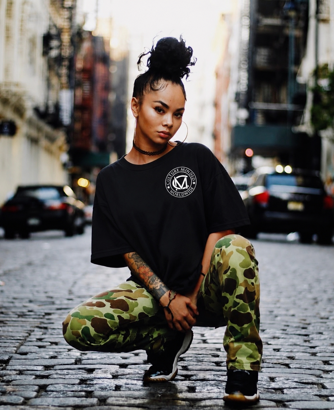 Culture Minded Worldwide Logo Oversized Tee