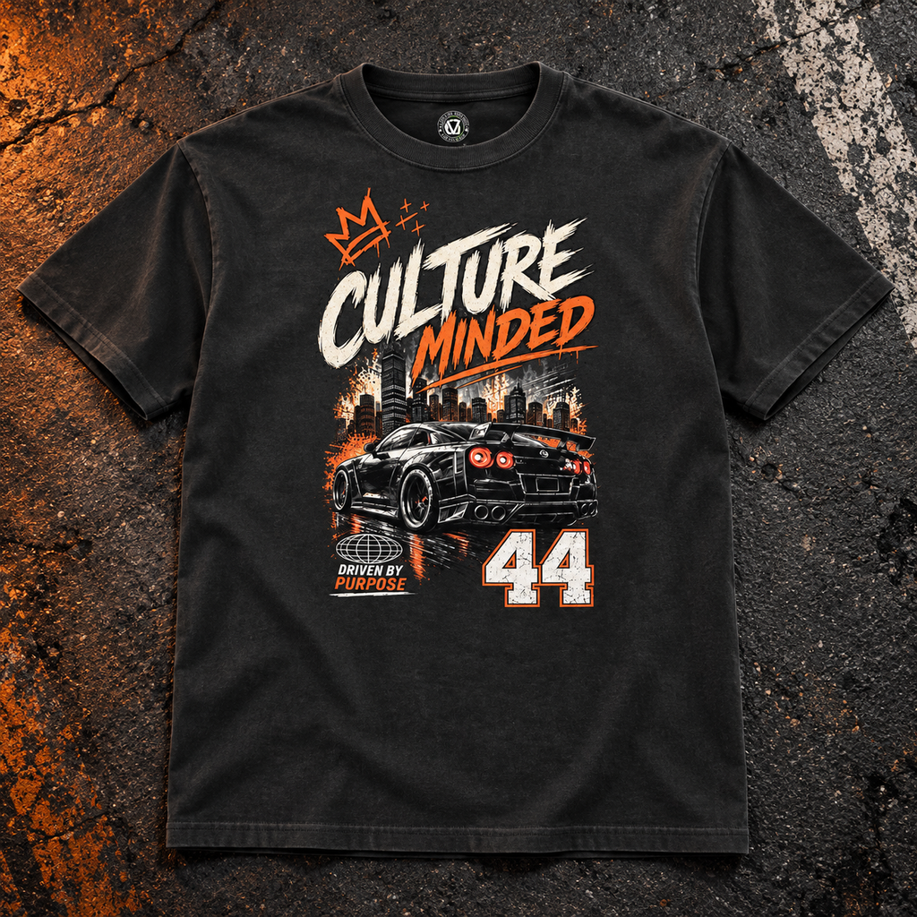 Culture Minded “Driven by Purpose” Racing Oversized Tee