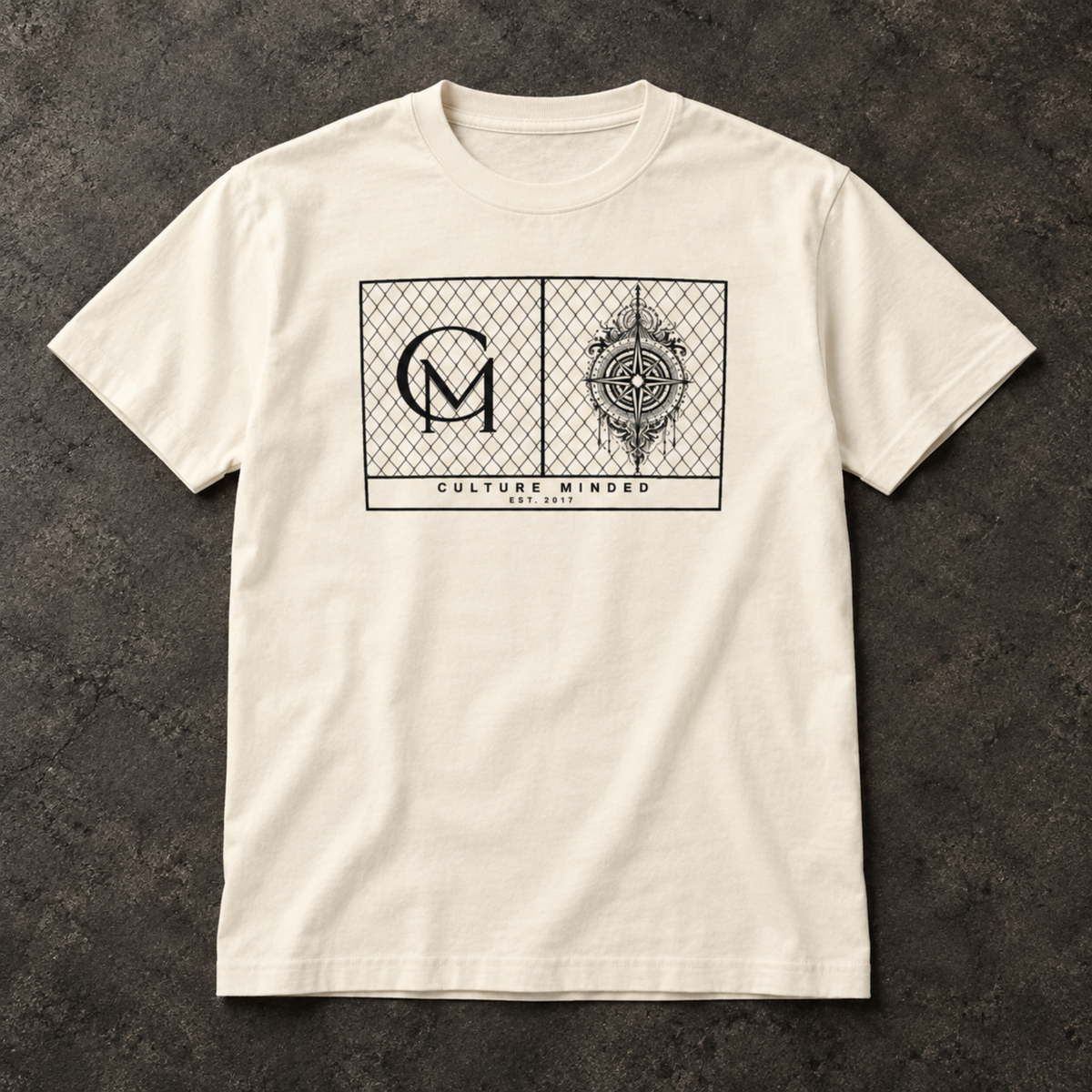 Culture Minded "Compass" Oversized Tee
