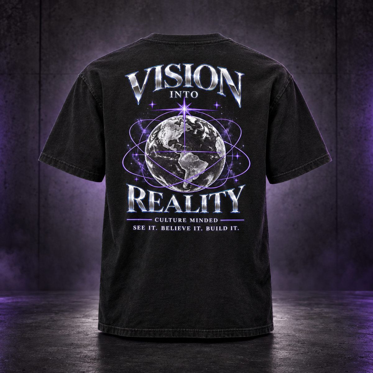 Culture Minded “Vision Into Reality” Oversized Tee