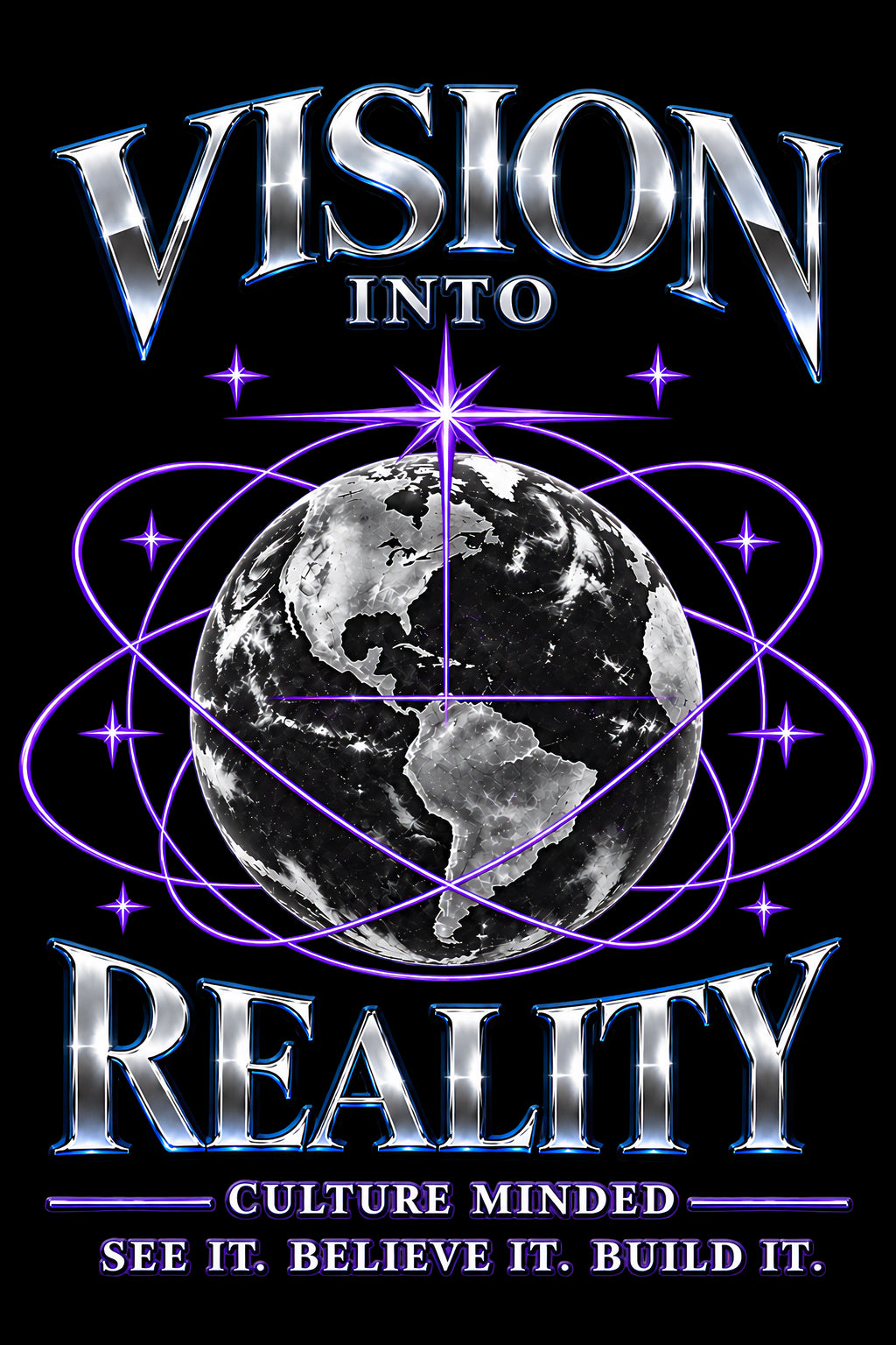 Culture Minded “Vision Into Reality” Oversized Tee