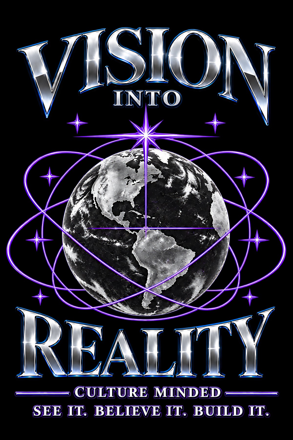 Culture Minded “Vision Into Reality” Oversized Tee